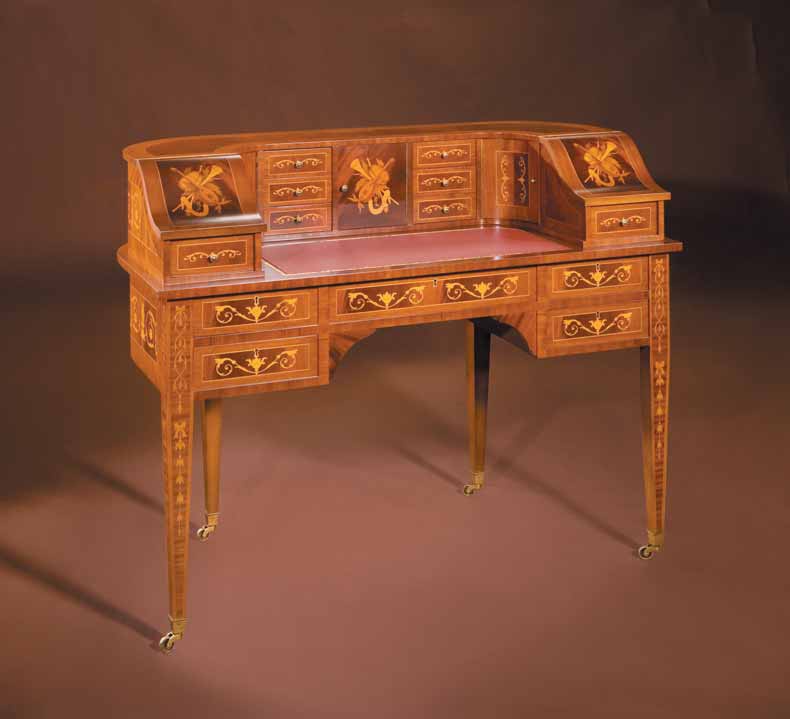 Secretaire on high legs, Binda Mobili