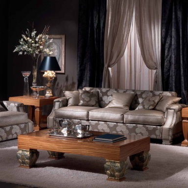 Set for the living room