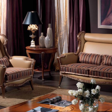 Set for the living room