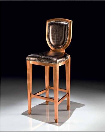 Bar chair with carved legs, Bakokko