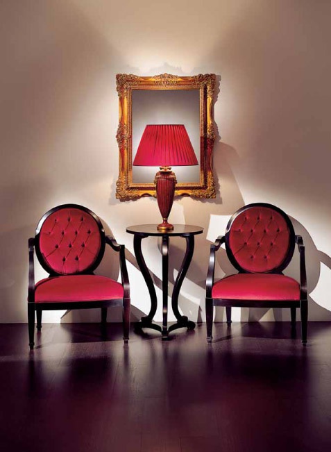 Sofa set in classic style, armchairs and coffee table - Сasali