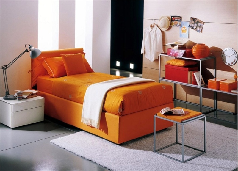 Single bed with fabric or leather Deasy Bontempi Casa