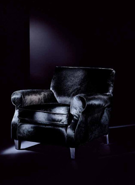 Chair in upholstery from fur, Casali