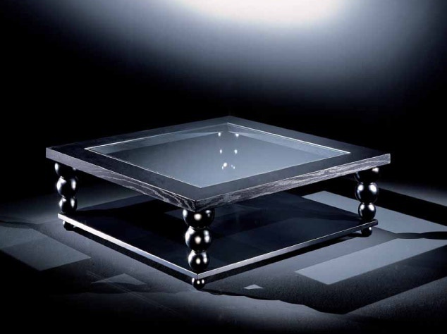Coffee table with glass top, Casali