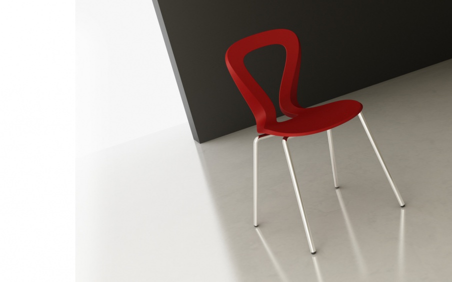 Chair with shaped back, Ciacci