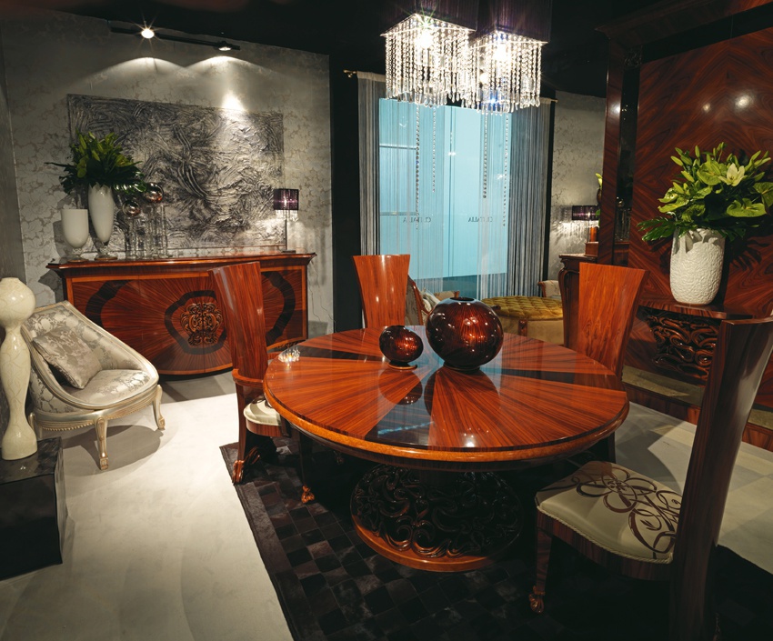 Set for the dining room Peonia, Desk, chair, C. L. Italia