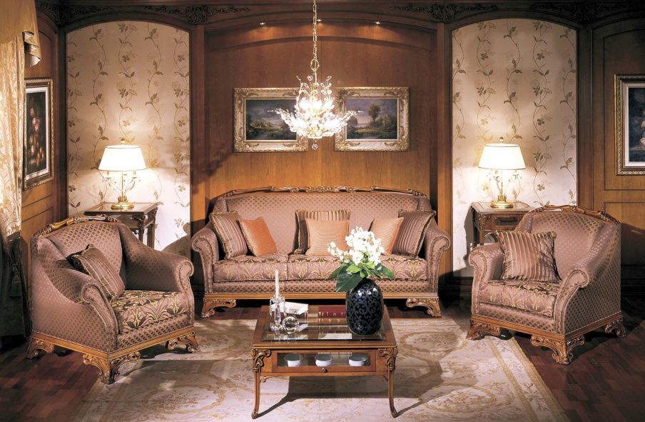 Lilium sofa set, sofa, chairs, C. L. Italia