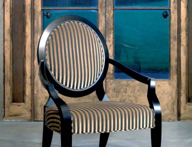 A chair with soft upholstery, Duresta