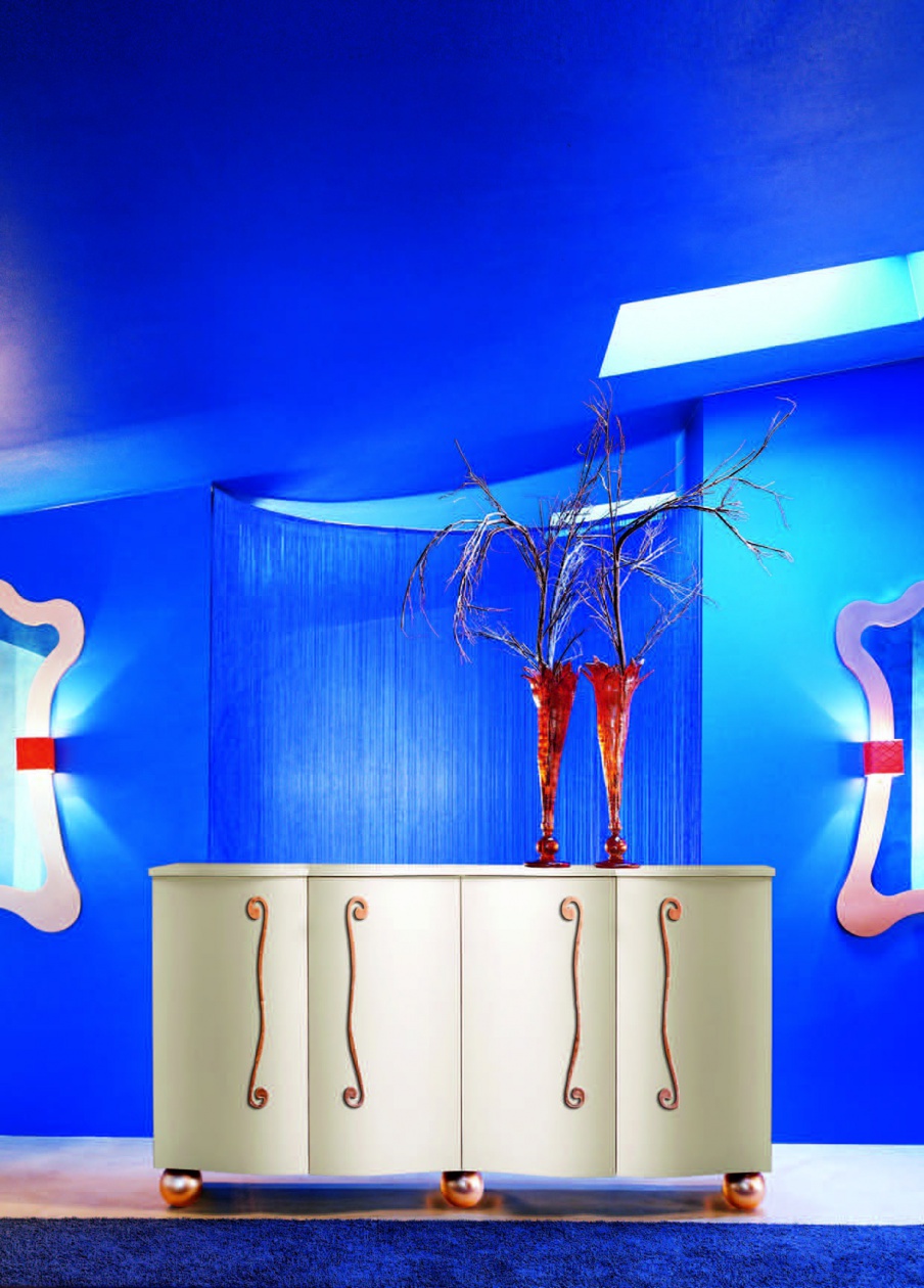 A chest of drawers with hinged doors, Creazioni