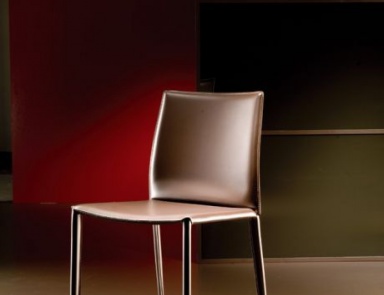 The chair on the basis of steel Linda Bontempi Casa