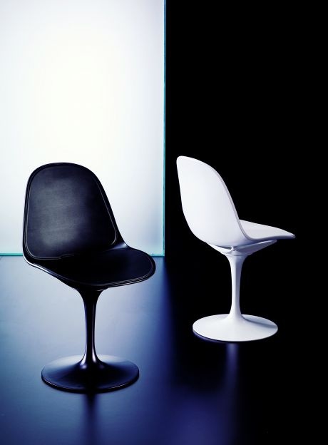 Chair with steel base Nicla, Bontempi Casa