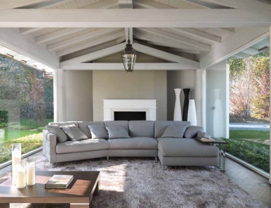 Semi-circular sofa on a frame of the array, Gyform