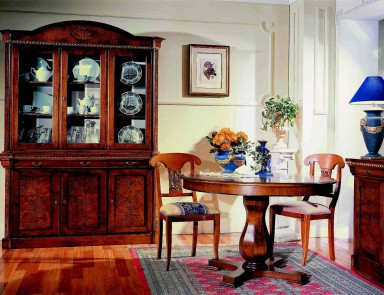Set for the dining room, sideboard, table, chair, Guerra Vanni