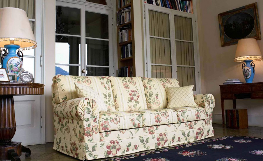 A sofa with a hidden frame, Biba Salotti