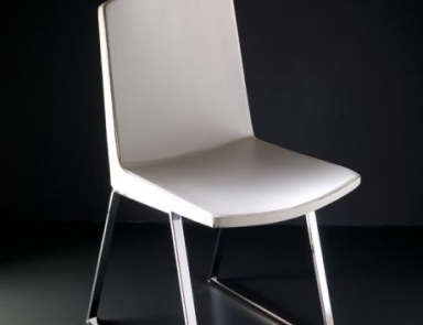 Chair with steel base Trek, Bontempi Casa