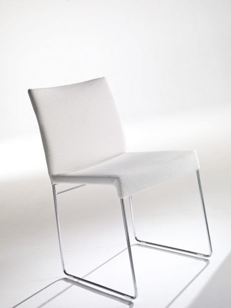 Chair with steel base Tweed, Bontempi Casa