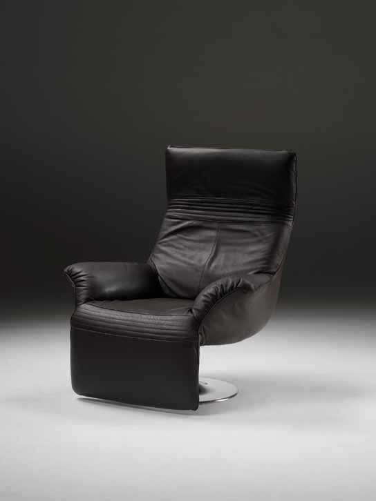 Chair in leather upholstery, Uno - Gyform