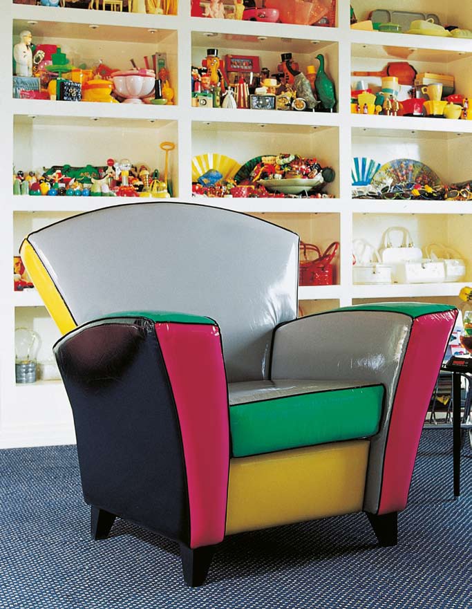 Seat with concealed frame Swing, Formitalia