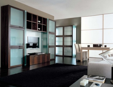 Modular storage system for TV and books, GC Colombo