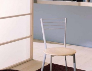 Chair with steel base Dafne, Bontempi Casa