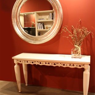 Console with mirror 