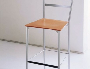 Bar stool on steel base Garbo, Bontempi Casa