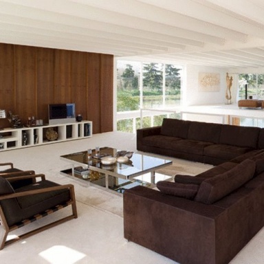 Set for the living room