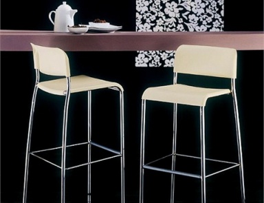 Bar stool with metal base Happy, Bontempi Casa