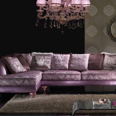 Sofa apollo pink agolare 