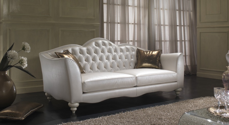 The ares sofa white, Fasal Castelli