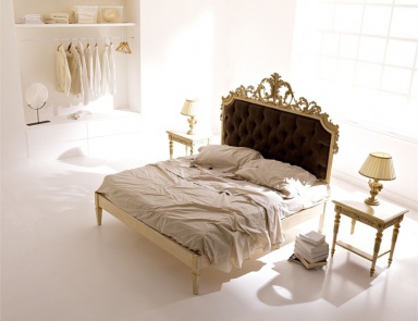 Set for bedroom made of solid wood, Silvano Grifoni