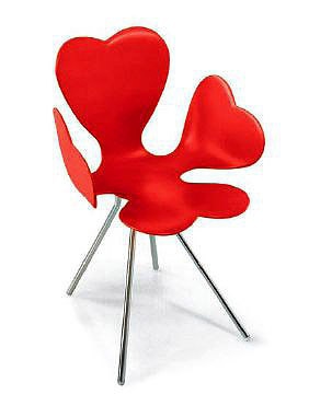 Chair made of polyurethane foam Fortuna, Edra