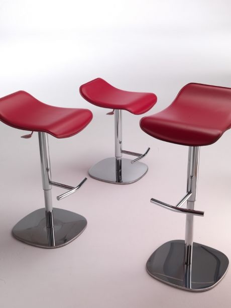 Bar stool with metal base Lez, Bontempi Casa