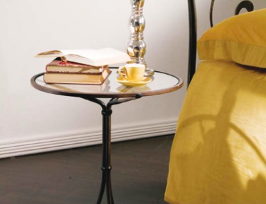 Bedside table with top glass Angioino, Bontempi Casa