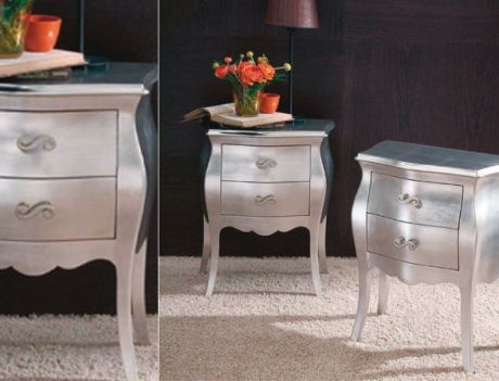 Bedside table made of natural wood Chico, Bontempi Casa