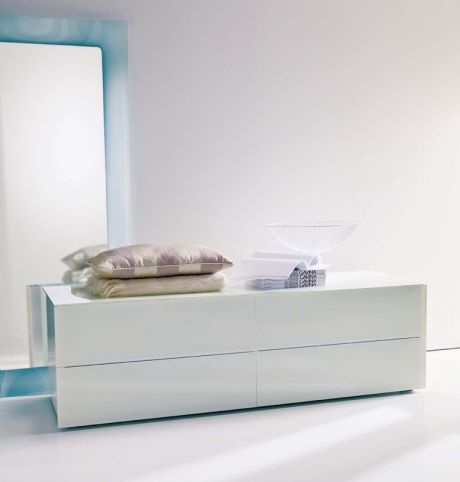 Dresser in lacquered wood Enea, Bontempi Casa