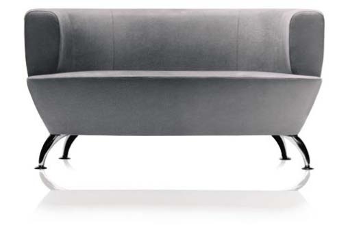 Semi-circular sofa by La Cividina