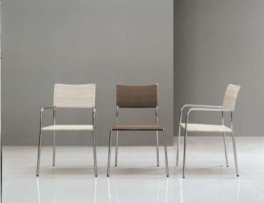 Chair with armrests, Lcc Italia