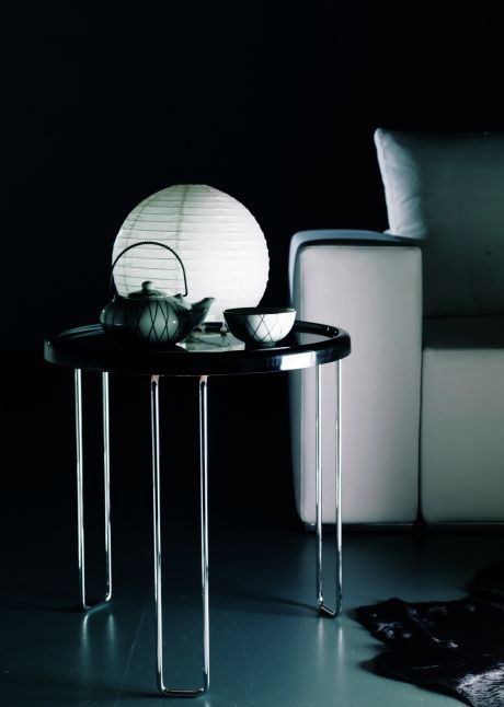 Coffee table metal with glass top Buenavista, Bontempi Casa