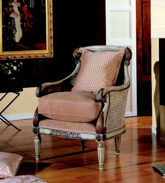 Chair with armrests, Decora