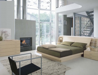 Set for bedroom Armadi Rovere, Line Gianser