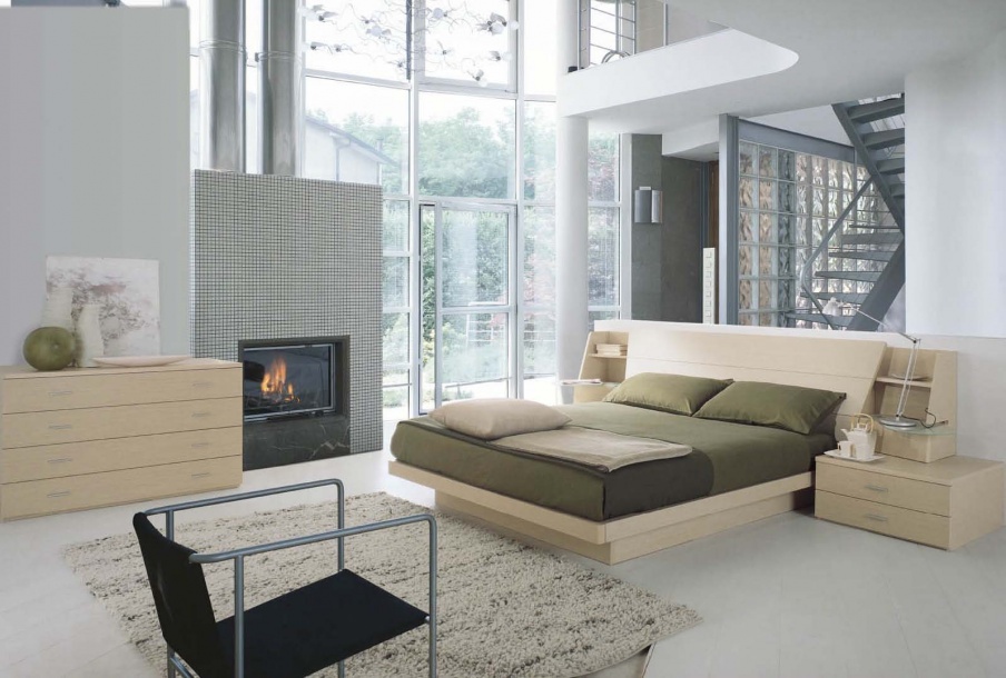 Set for bedroom Armadi Rovere, Line Gianser