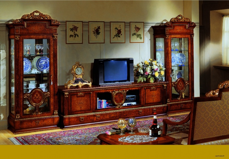 Sofa set from AR Arredamenti with a curbstone under the TV