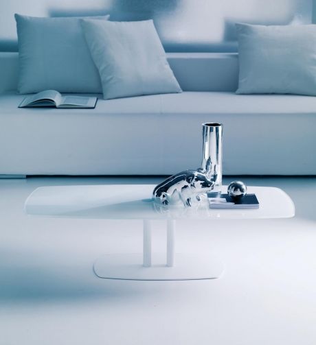 Coffee table metal with glass top Trendy, Bontempi Casa