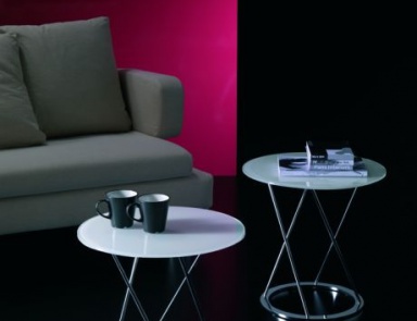 Coffee table with frame of chromed steel Quad Bontempi Casa