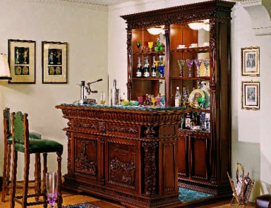 Rapid rack made from natural wood, Mobil Deri