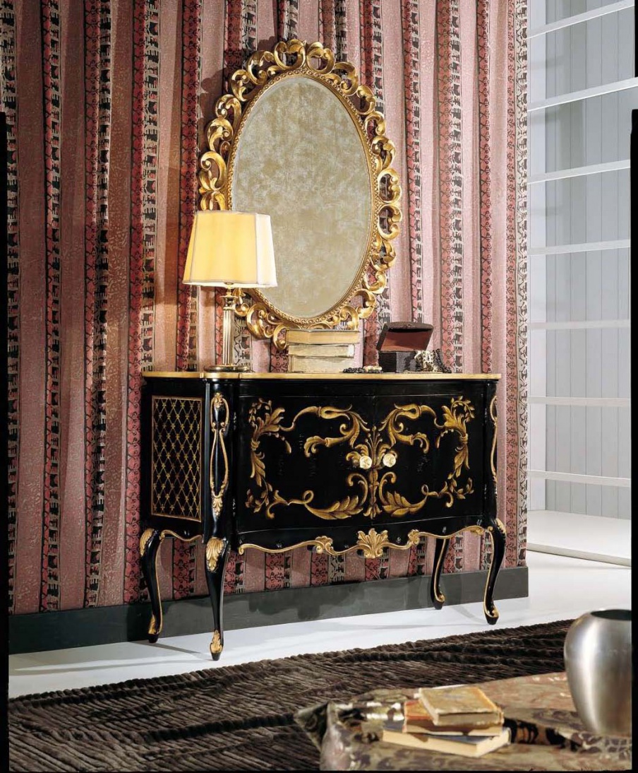 A chest of drawers with hinged doors, Modenese Gastone