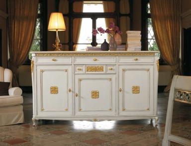 A chest of drawers with hinged doors, Modenese Gastone