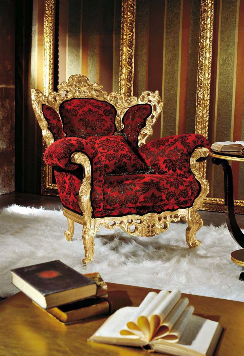 Armchair in fabric, Modenese Gastone