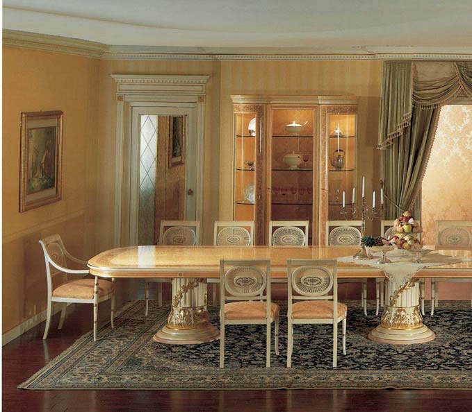 For dining room set solid wood, OAK